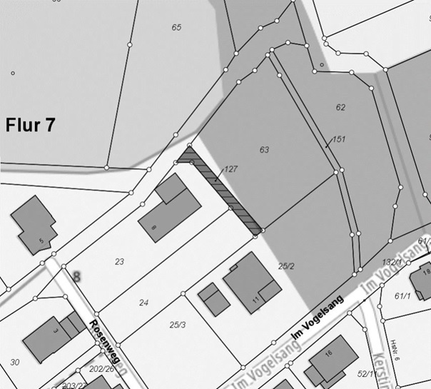 Lageplan des Weges