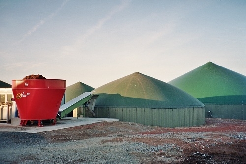 Bild der Biogasanlage der Hördemann Energie GbR