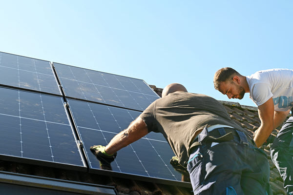 Installation einer Photovoltaikanlage
