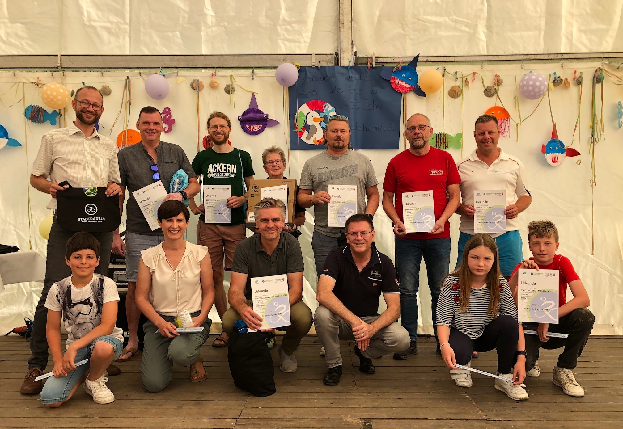 Foto der Siegerehrung