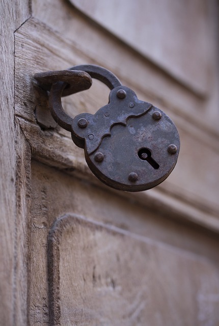Schloss an Tür