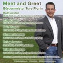 Bürgermeister Florin mit Terminen für Dorfspaziergänge