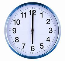 Uhr mit Anzeige 06:00 Uhr