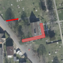 Planauszug Sanierung Gehweg Friedhofshalle Ihringshausen