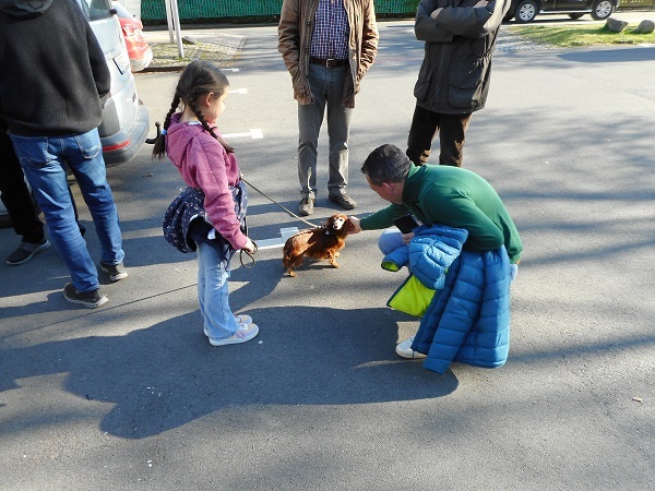 Bürgermeister Florin mit Hündin Anja