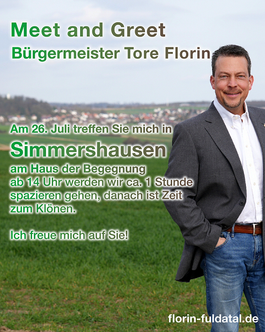 Meet and Greet mit Bürgermeister Florin