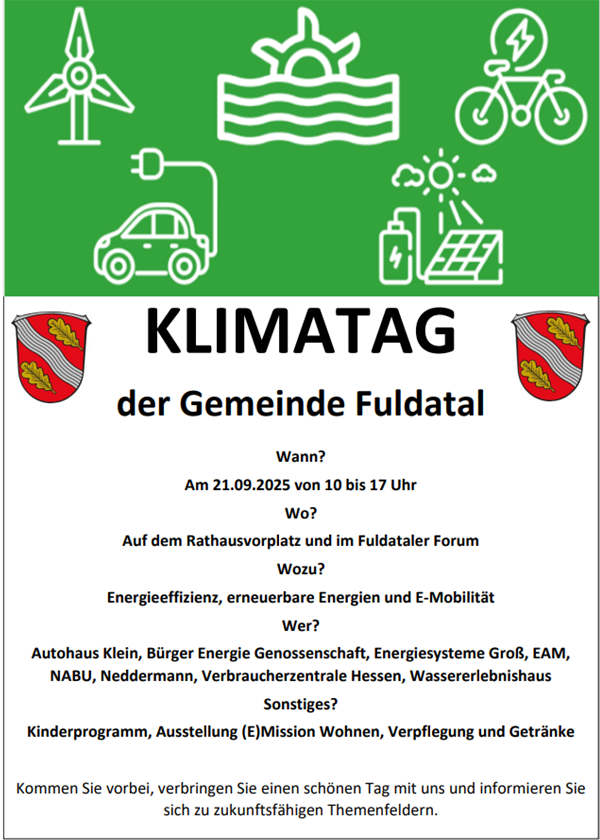 Werbeplakat Klimatag