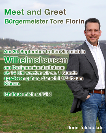 Meet an Greet Bürgermeister Florin