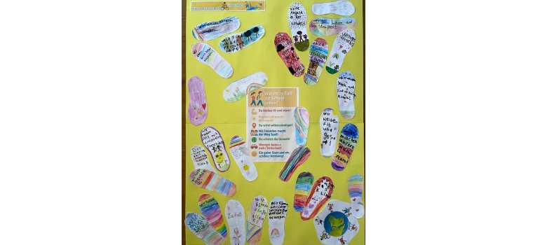 Plakat mit Anmerkungen der Kinder Plakat mit Anmerkungen der Kinder