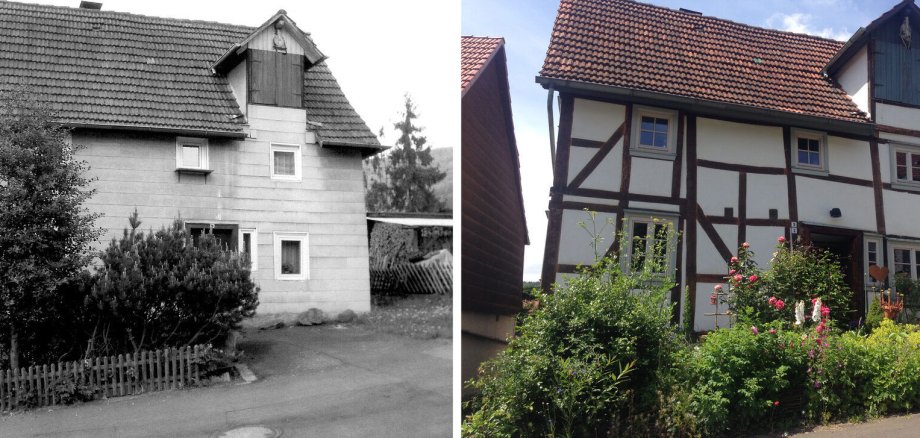Beispielbild: Gelungene Sanierung des ältesten Wohnhauses in Fuldatal-Wilhelmshausen Beispielbild: Gelungene Sanierung des ältesten Wohnhauses in Fuldatal-Wilhelmshausen