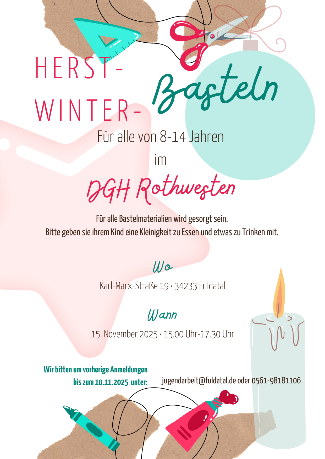 Flyer Herbstbasteln