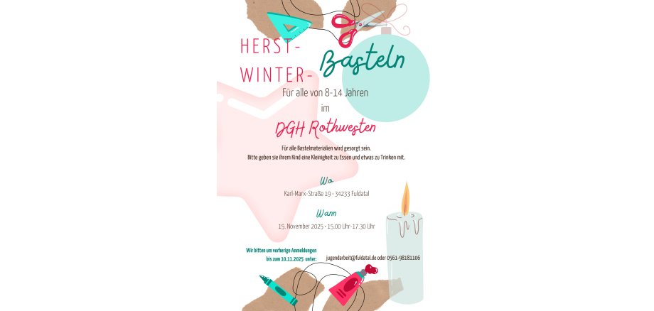 Flyer Herbstbasteln