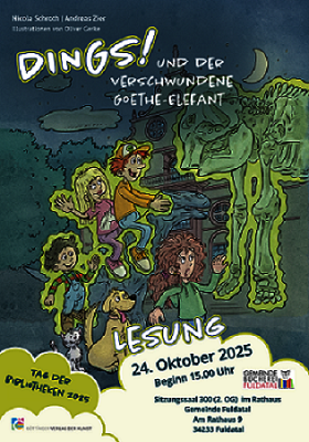 Plakat zur Lesung