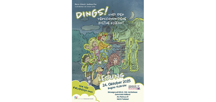 Plakat zur Lesung