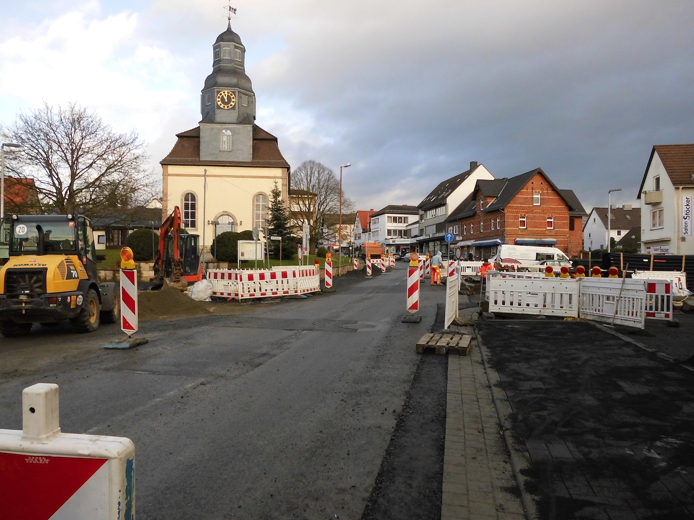 Baustelle Veckerhagener Straße