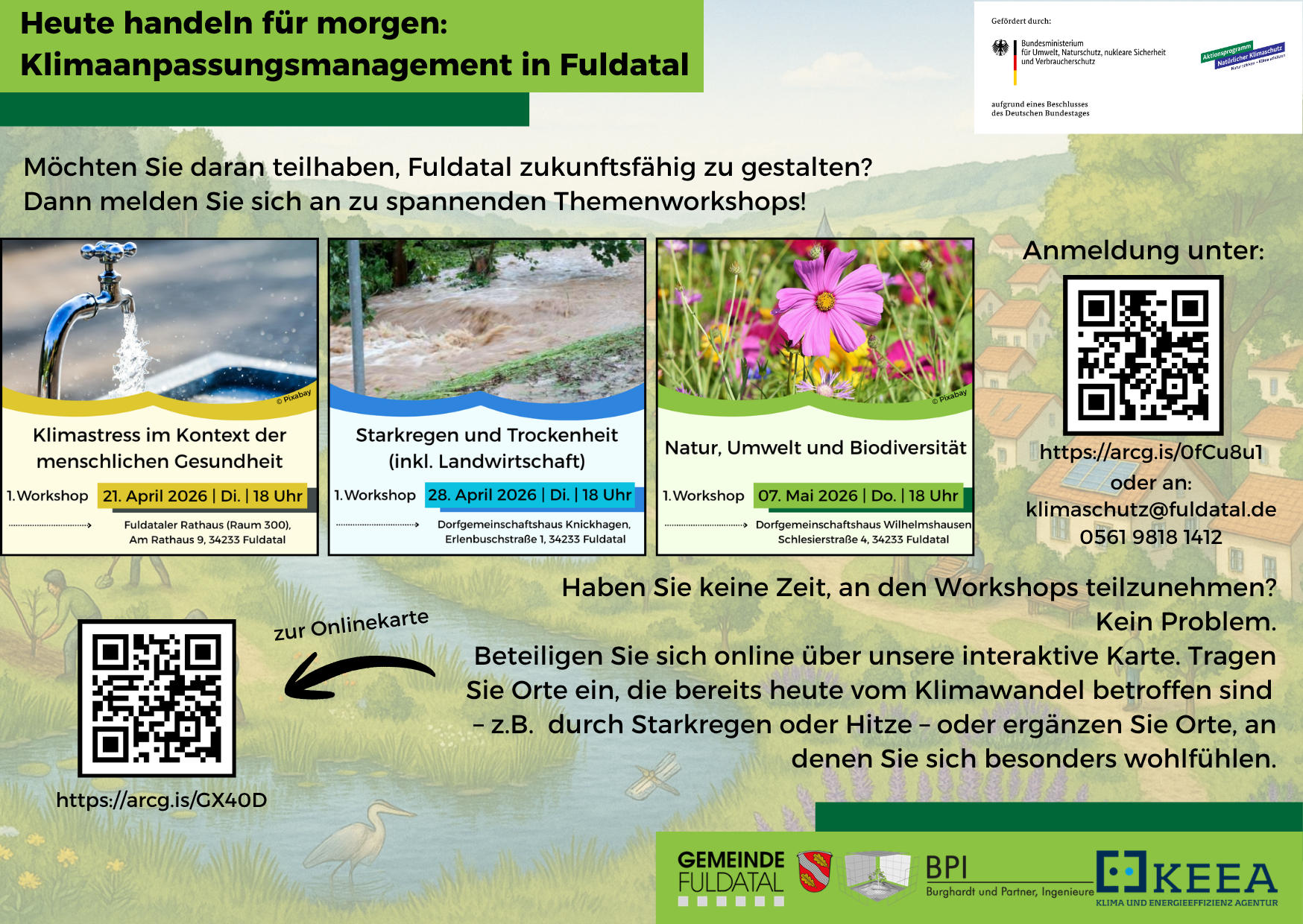 Übersicht der Workshops