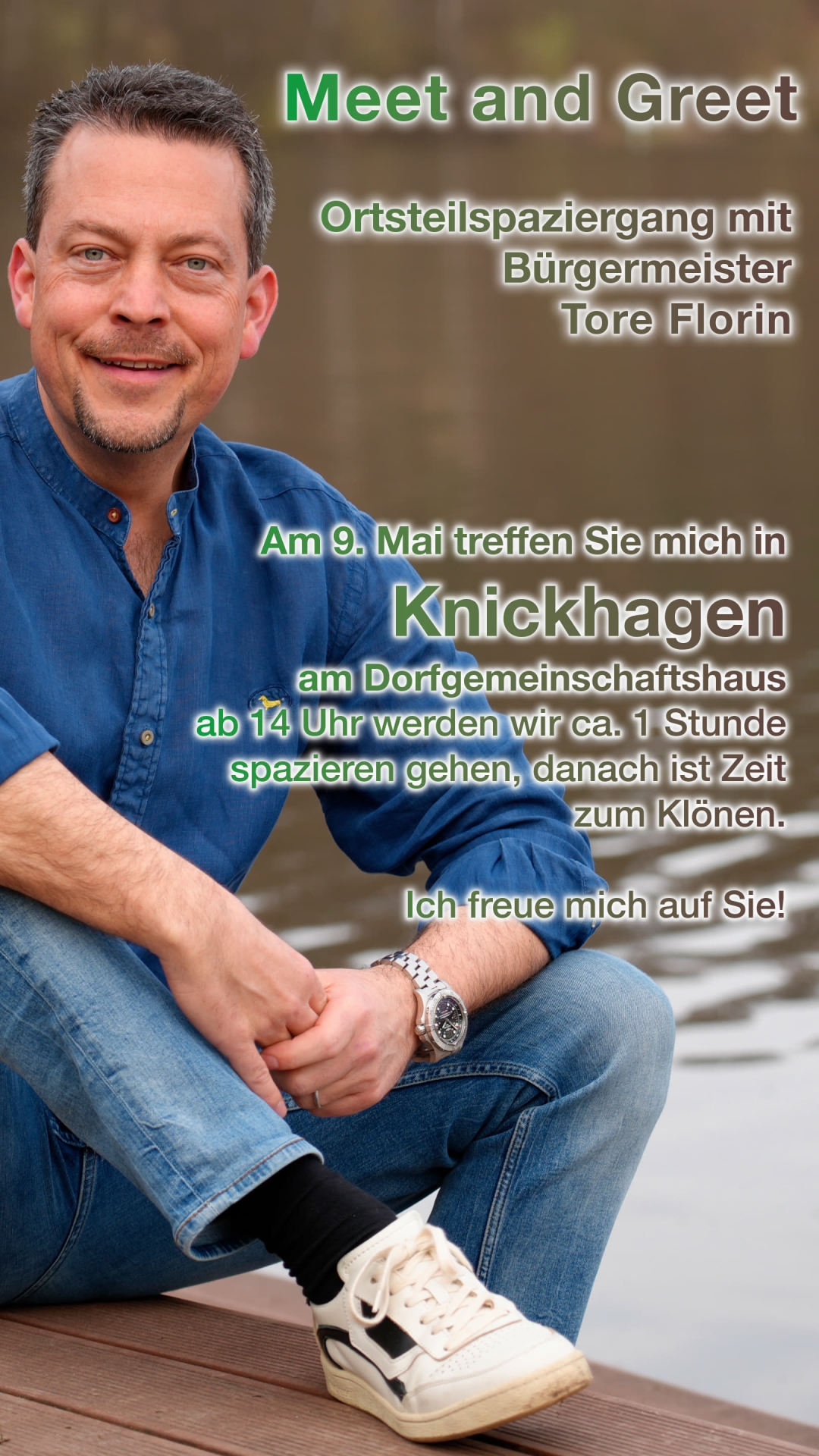 Plakat Meet and Greet in Knickhagen