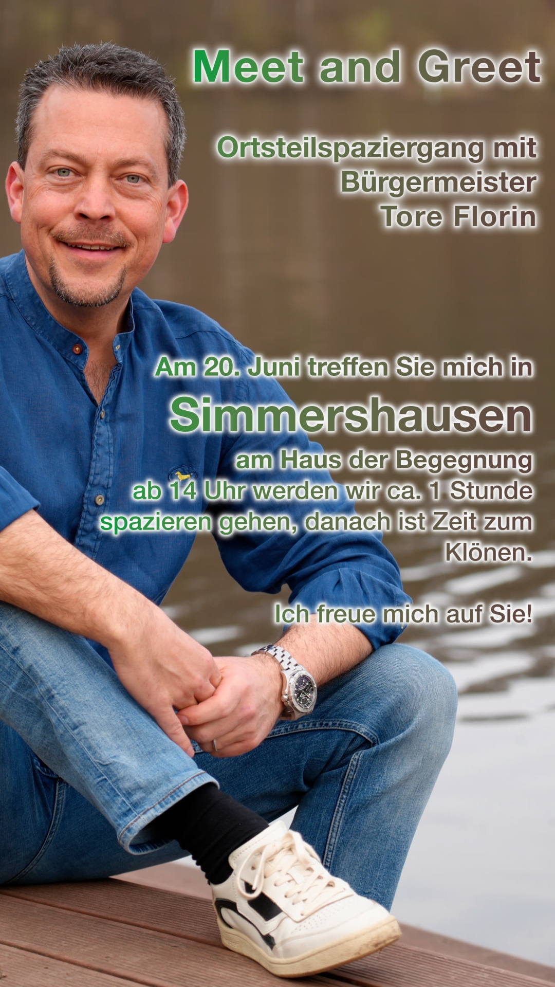 Plakat Meet and Greet in Simmershausen Plakat Meet and Greet in Simmershausen