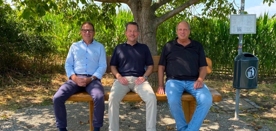 von links: Ulrich Manß, Tore Florin, Martin Knopp