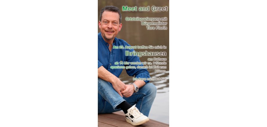 Plakat Meet and Greet in Ihringshausen