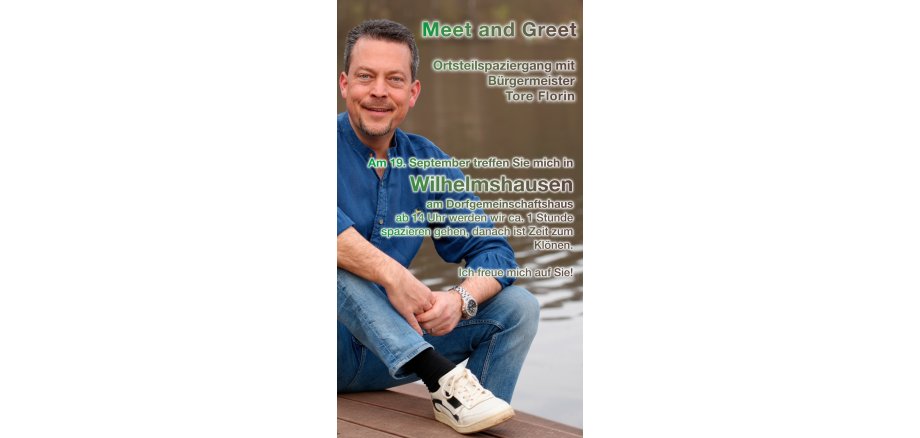 Plakat Meet and Greet in Wilhelmshausen