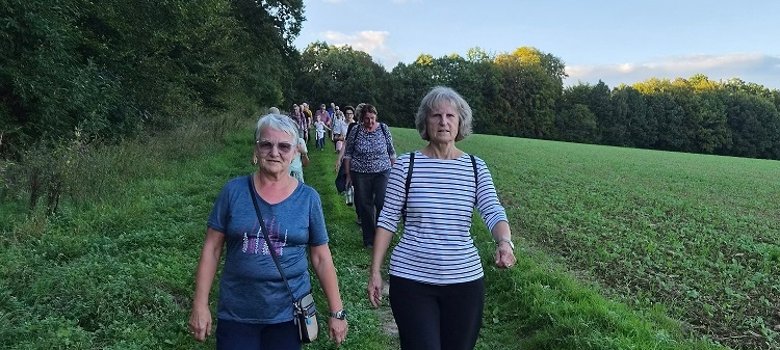 Die Wandertruppe unterwegs
