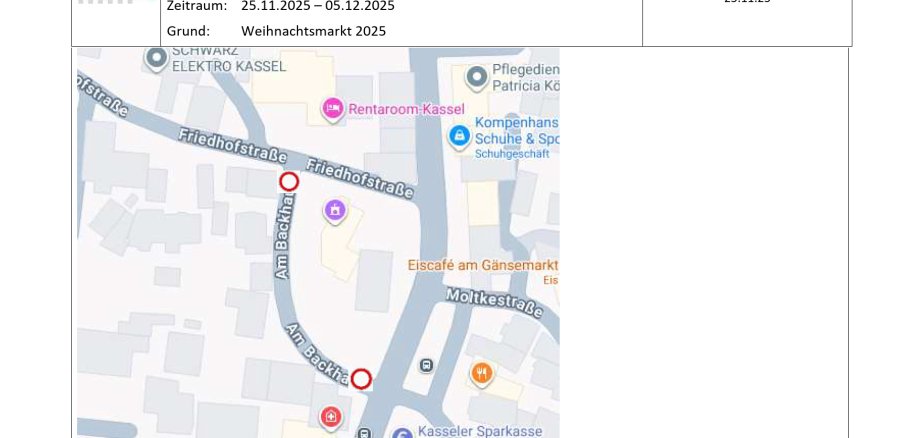 Sperrung Am Backhaus