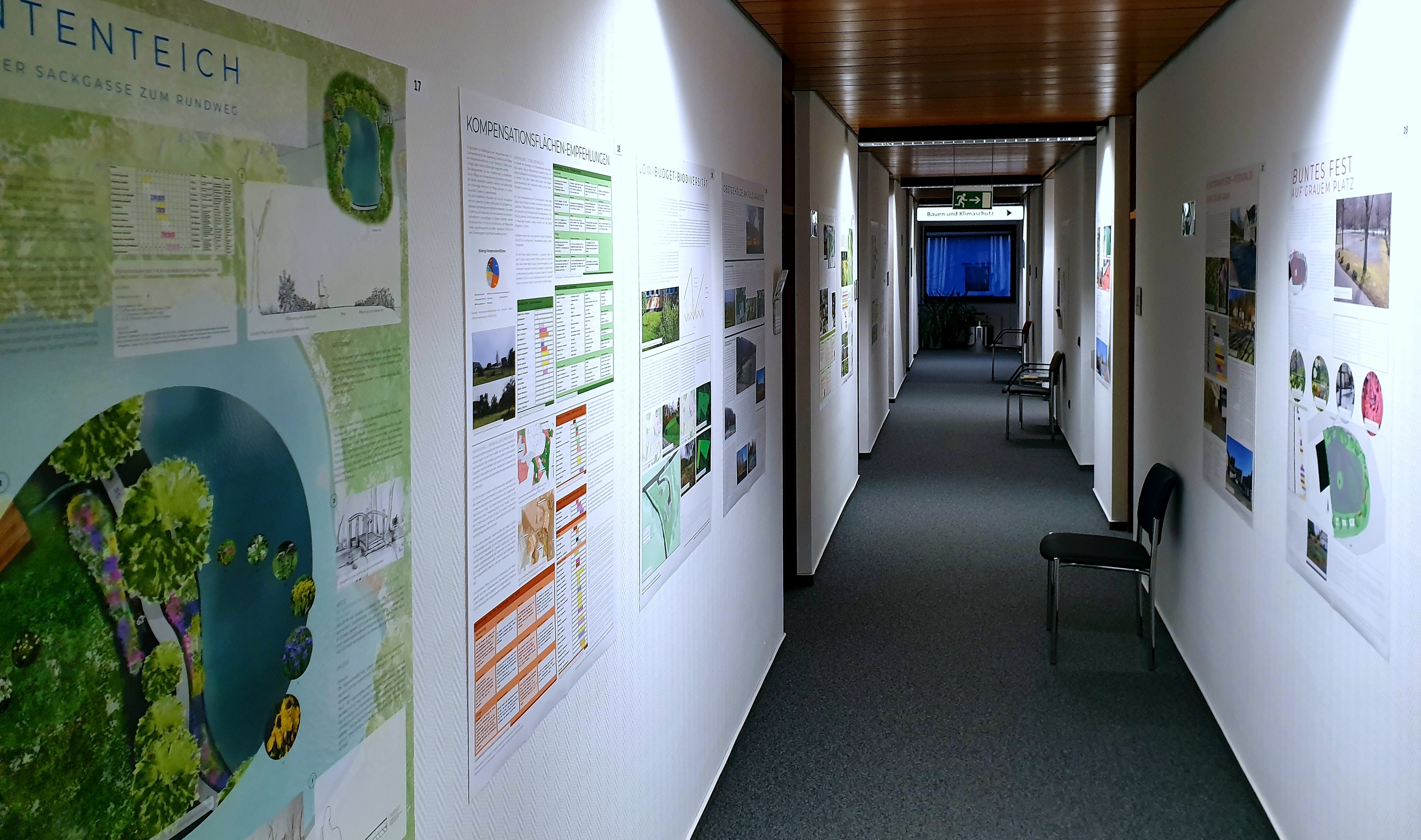 Poster Ausstellung Biodiversität und Klimaschutz
