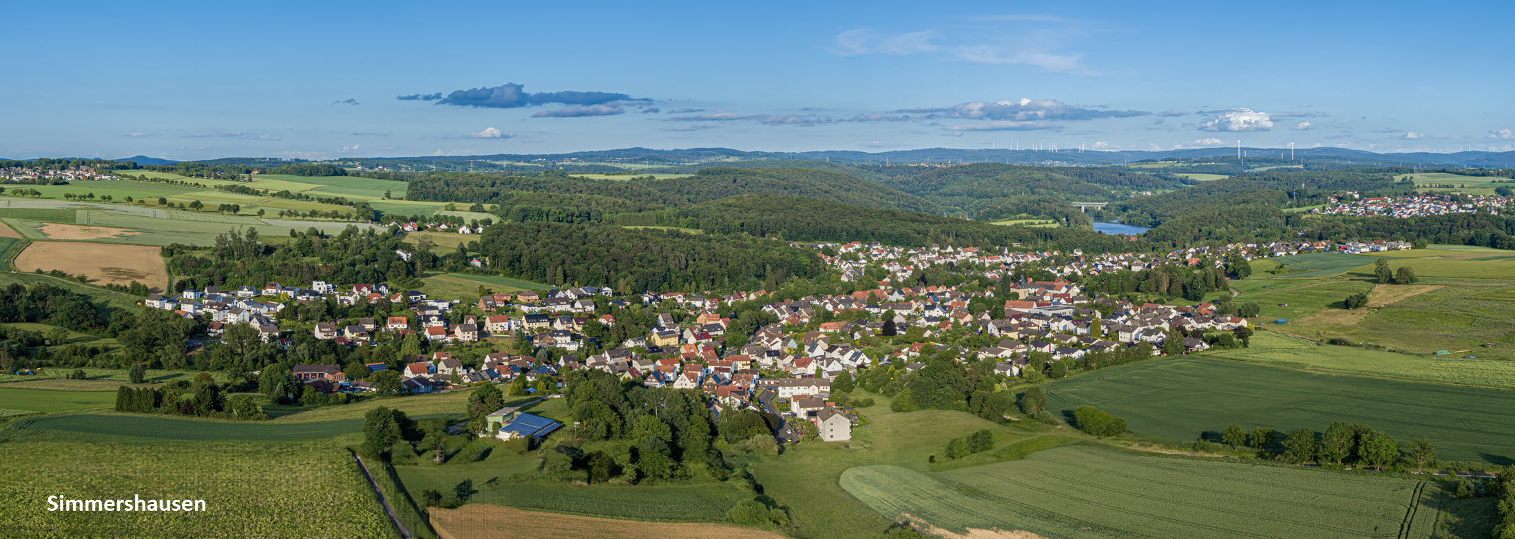 Bild Panorama von Simmershausen Bild Panorama von Simmershausen