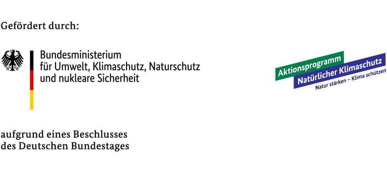 Gefördert durch das Bundesministerium für Umwelt, Naturschutz und nukleare Sicherheit Gefördert durch das Bundesministerium für Umwelt, Naturschutz und nukleare Sicherheit aufgrund eines Beschlusses des Deutschen Bundestages. Ausgeführt durch das Aktionsprogramm Natürlichen Klimaschutz.