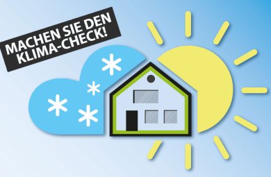 Machen Sie den KLIMA-Check Grafik Machen Sie den Klima-Check