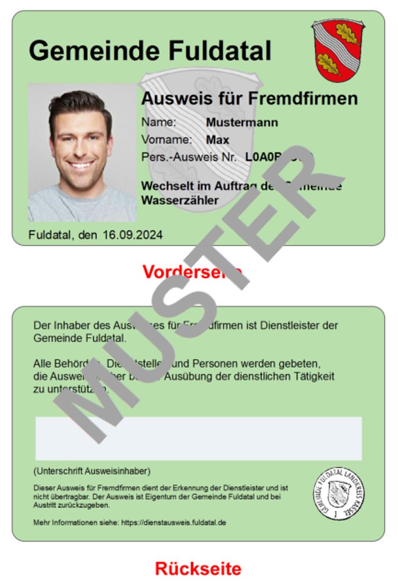 Fremdfirmenausweis